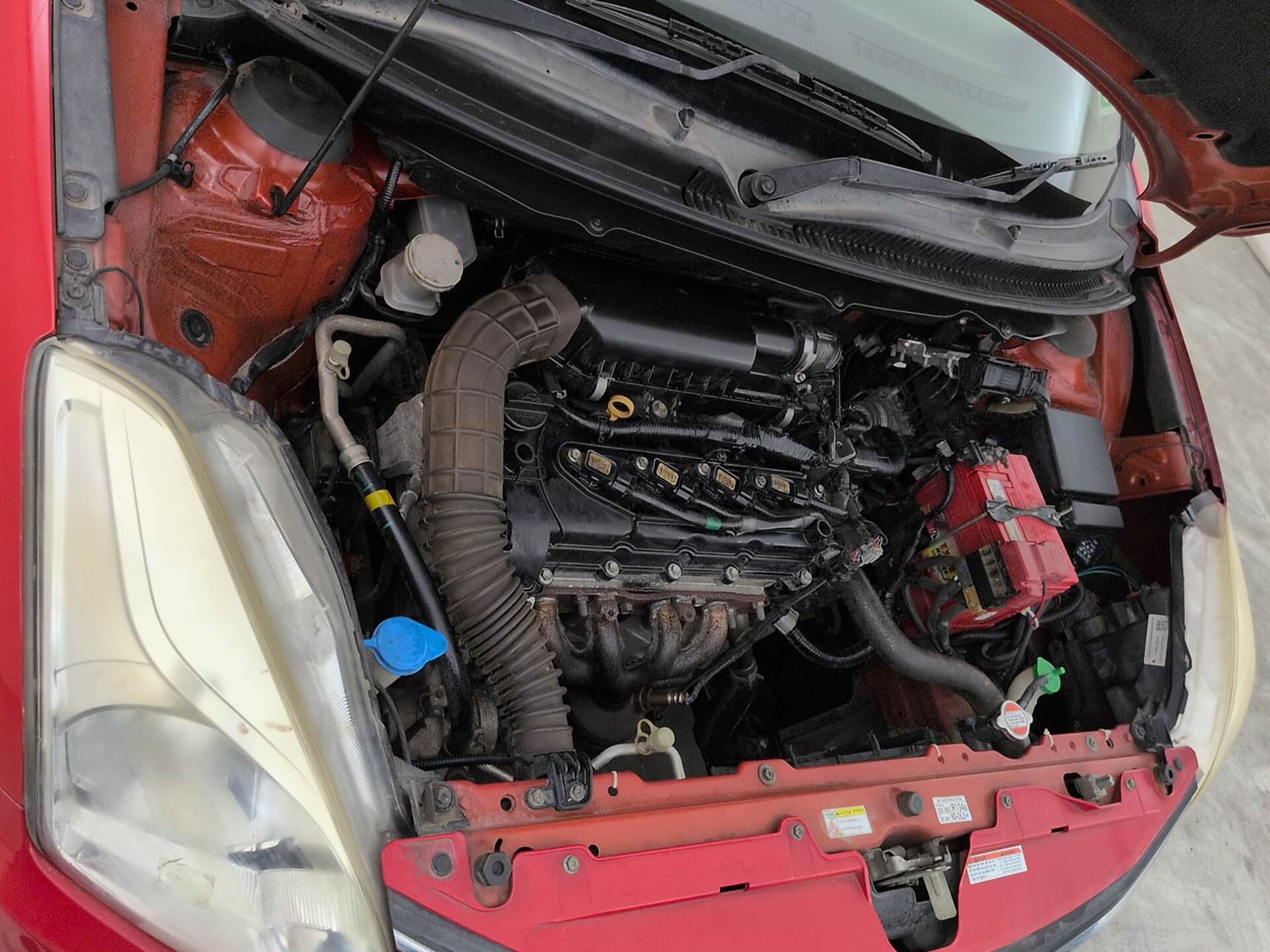 Used 2017 Maruti Suzuki Baleno Zeta 1.2 Petrol Manual engine ENGINE RIGHT SIDE VIEW