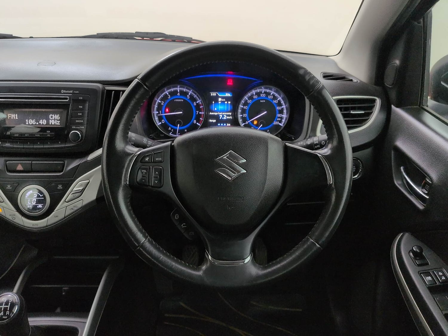 Used 2017 Maruti Suzuki Baleno Zeta 1.2 Petrol Manual interior STEERING VIEW