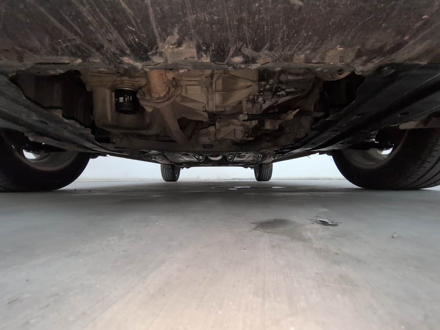 Used 2017 Maruti Suzuki Baleno Zeta 1.2 Petrol Manual extra FRONT LEFT UNDERBODY VIEW
