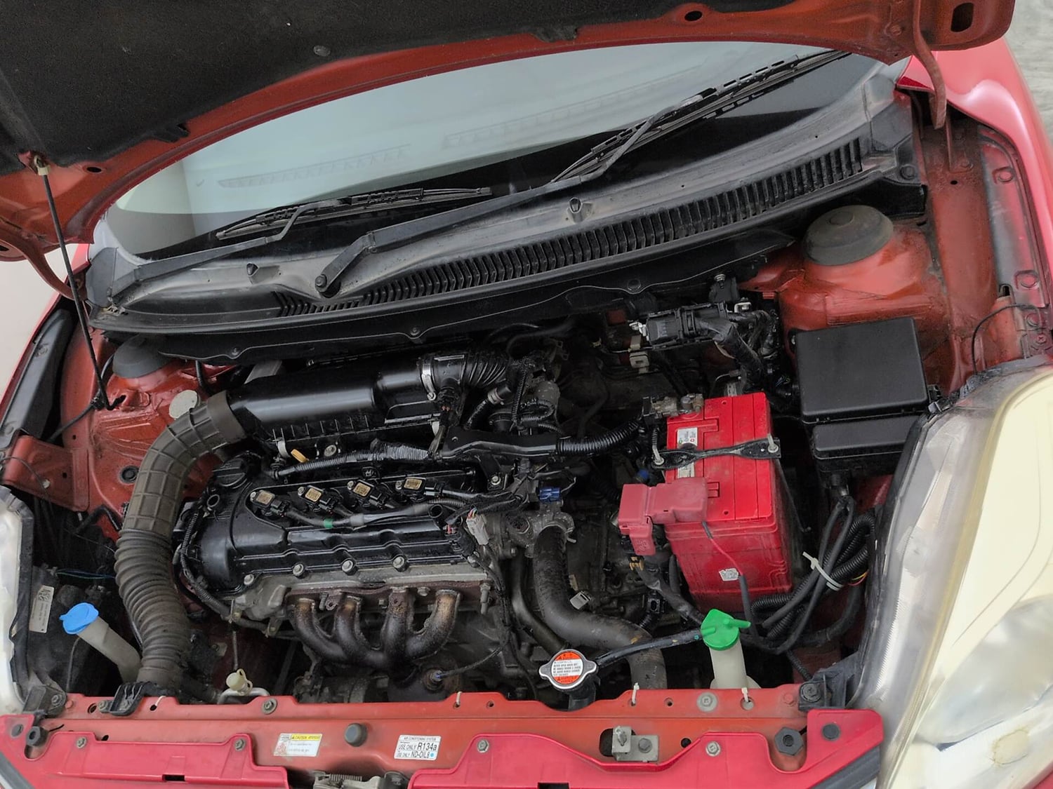 Used 2017 Maruti Suzuki Baleno Zeta 1.2 Petrol Manual engine ENGINE LEFT SIDE VIEW