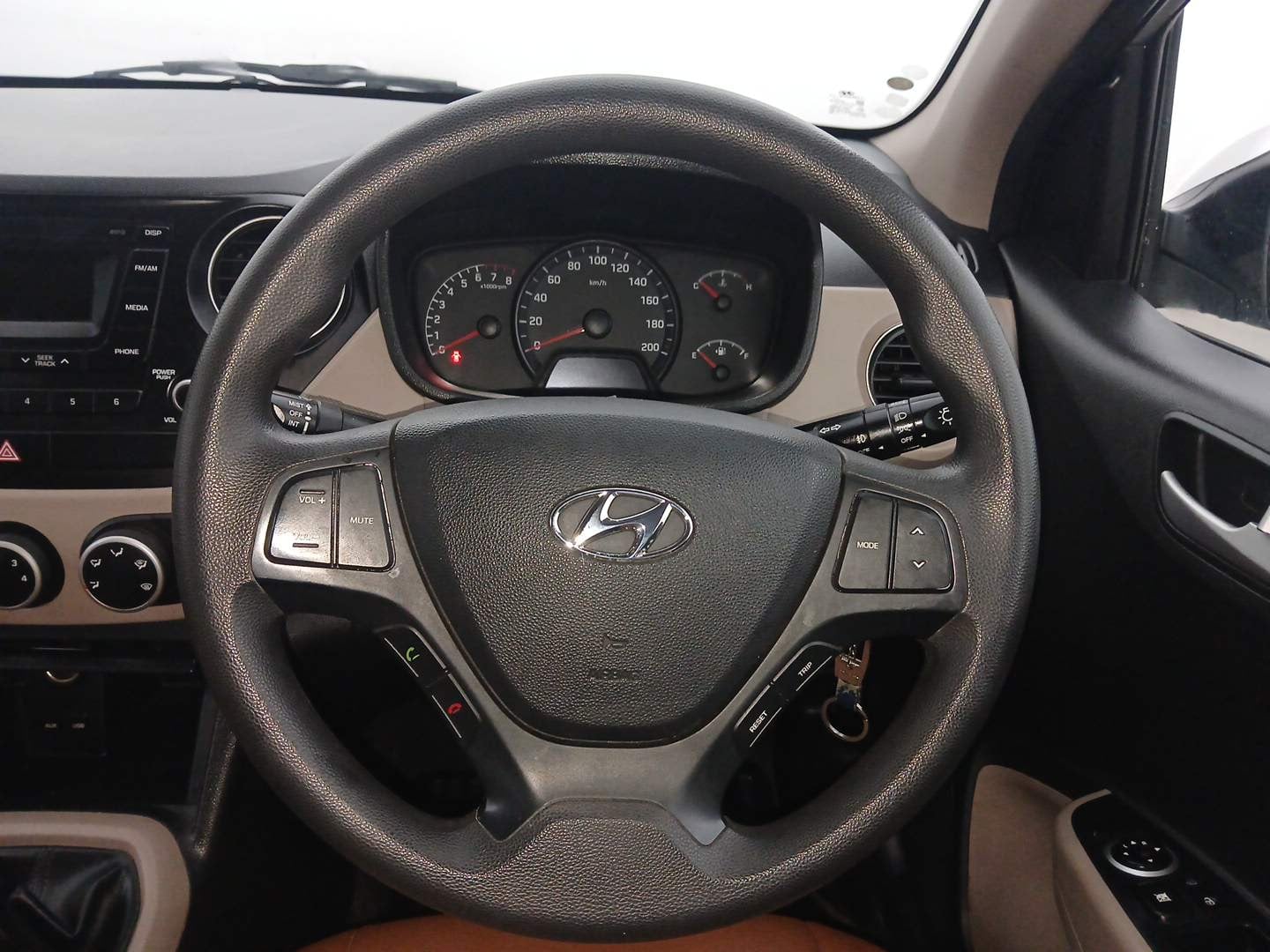 Used 2017 Hyundai Xcent S 1.2 Petrol Manual interior STEERING VIEW