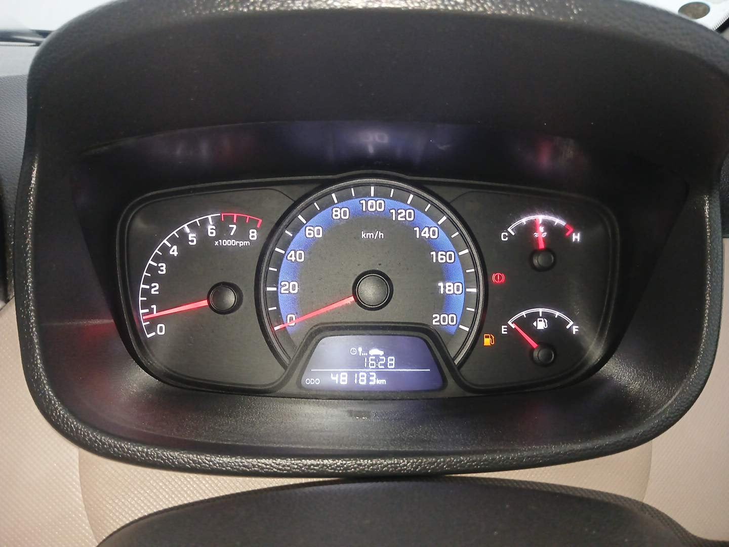 Used 2017 Hyundai Xcent S 1.2 Petrol Manual interior CLUSTERMETER VIEW