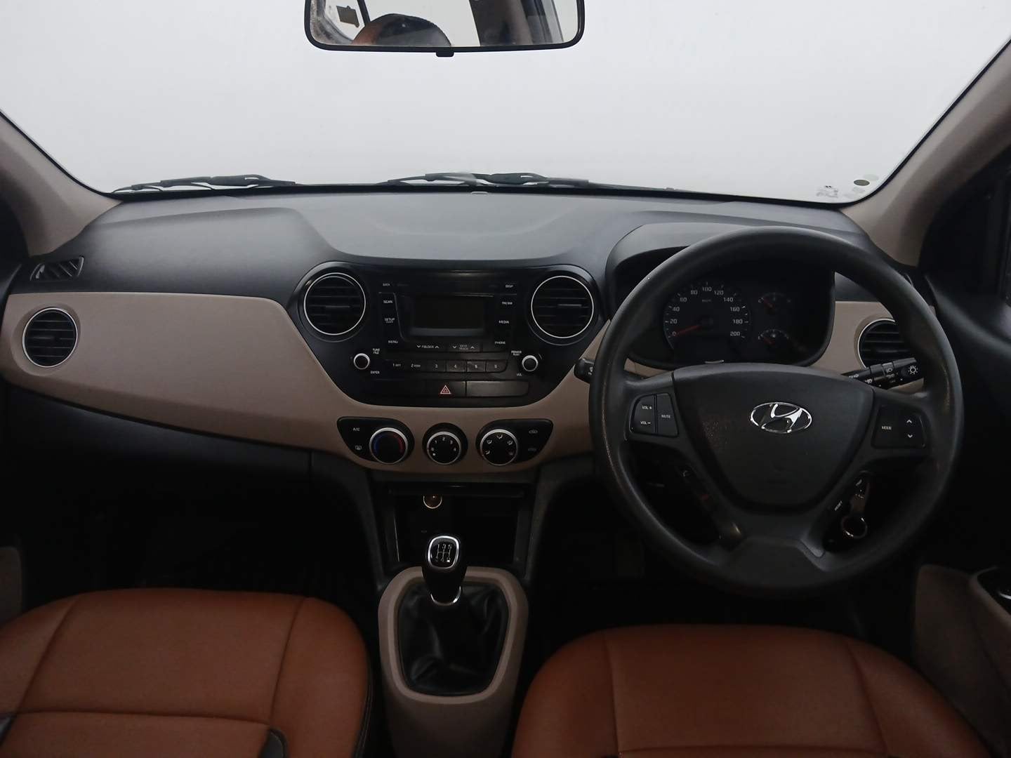 Used 2017 Hyundai Xcent S 1.2 Petrol Manual interior DASHBOARD VIEW