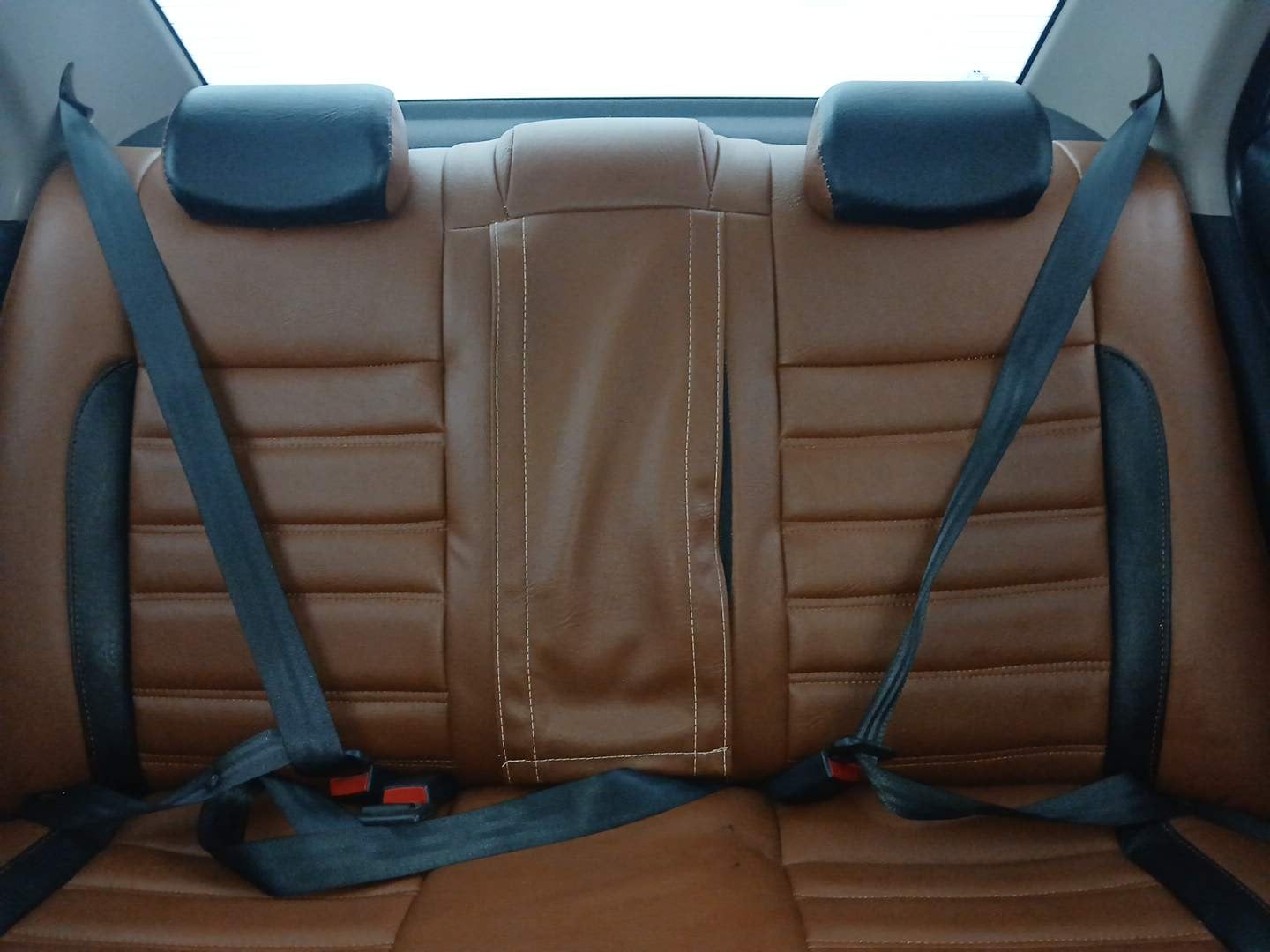 Used 2017 Hyundai Xcent S 1.2 Petrol Manual interior REAR SEAT CONDITION VIEW