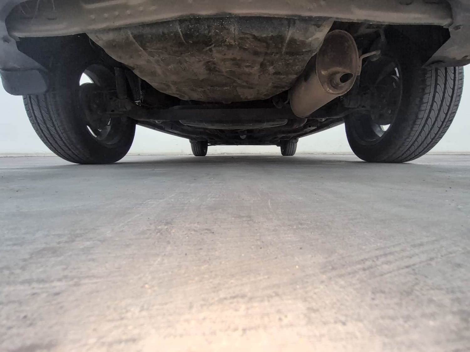 Used 2019 Tata Tigor Revotron XZ+ Petrol Manual extra REAR UNDERBODY VIEW (TAKEN FROM REAR)