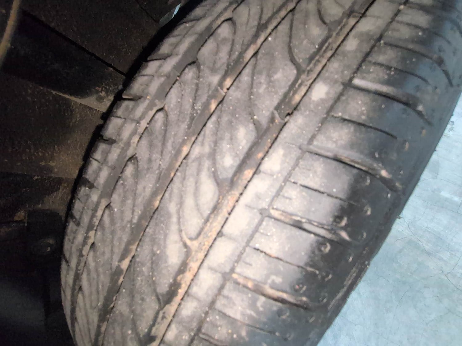 Used 2019 Tata Tigor Revotron XZ+ Petrol Manual tyres LEFT REAR TYRE TREAD VIEW