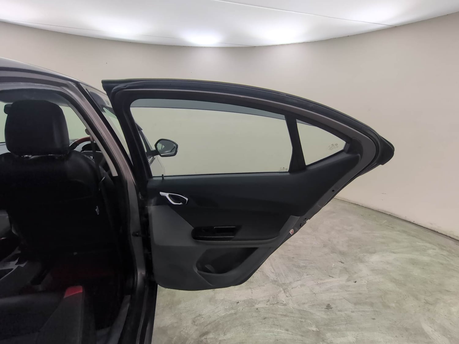 Used 2019 Tata Tigor Revotron XZ+ Petrol Manual interior RIGHT REAR DOOR OPEN VIEW