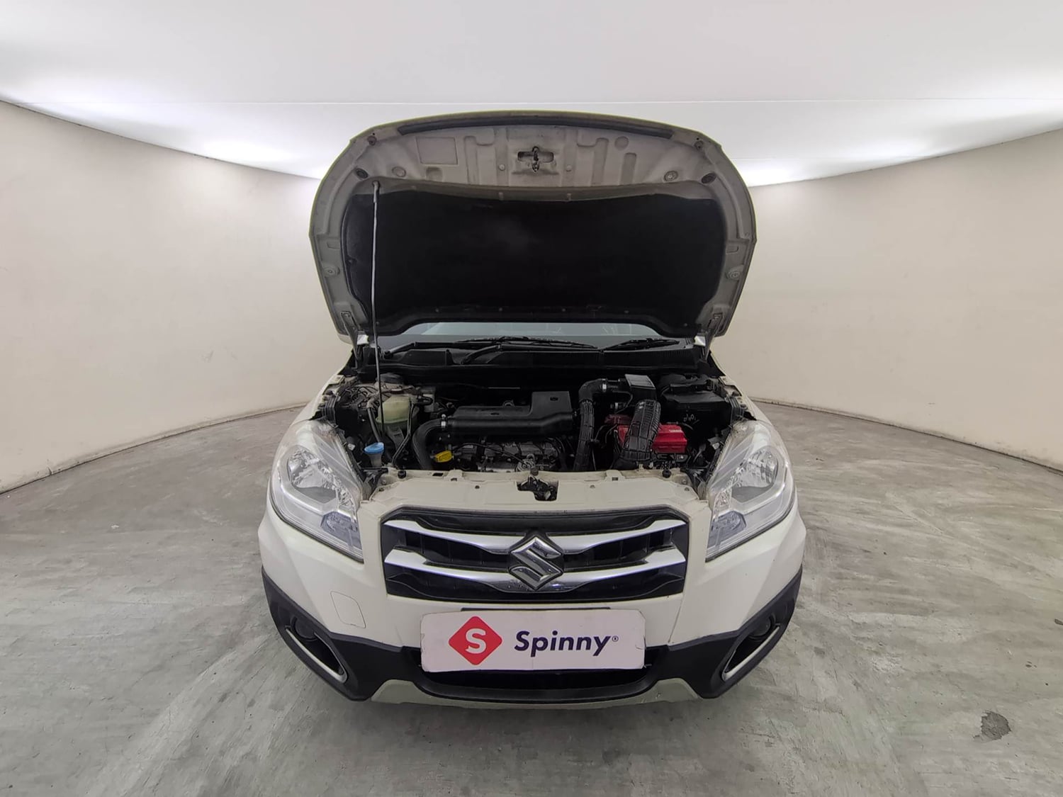 Used 2017 Maruti Suzuki S-Cross Sigma 1.3 Diesel Manual engine ENGINE & BONNET OPEN FRONT VIEW