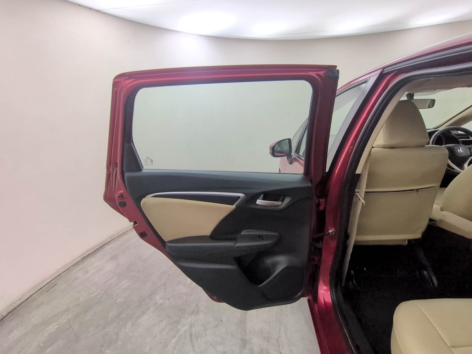 Used 2021 Honda Jazz VX CVT Petrol Automatic interior LEFT REAR DOOR OPEN VIEW
