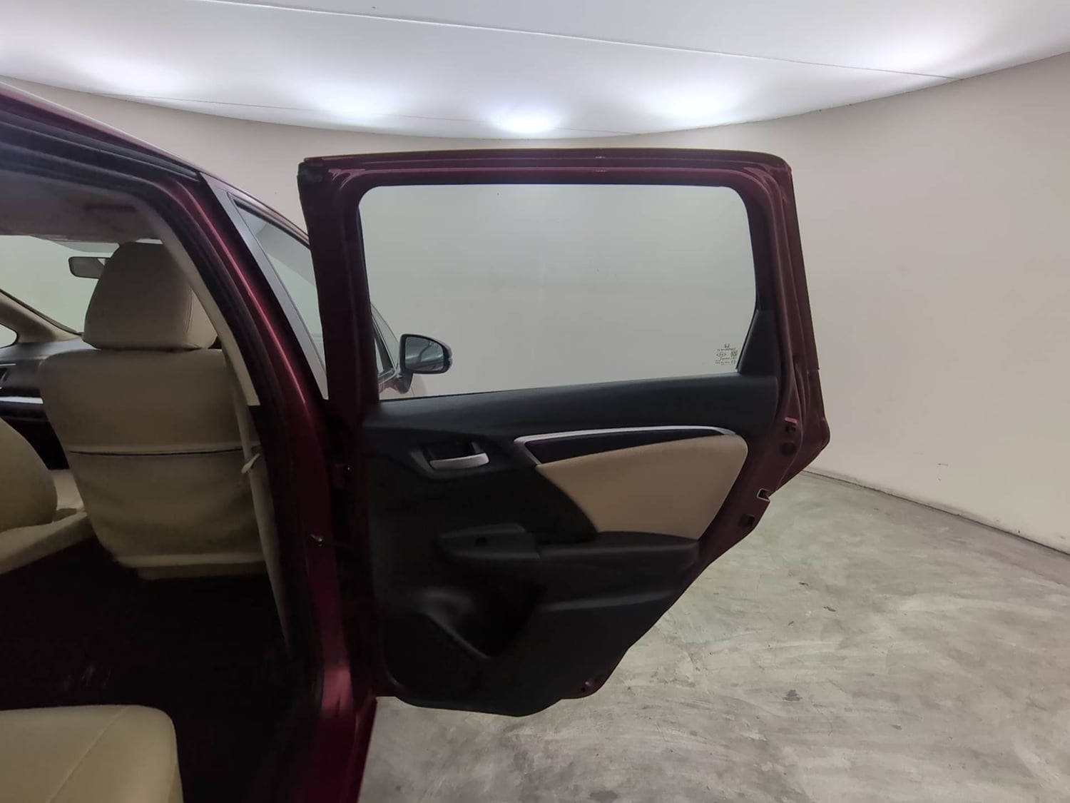 Used 2021 Honda Jazz VX CVT Petrol Automatic interior RIGHT REAR DOOR OPEN VIEW