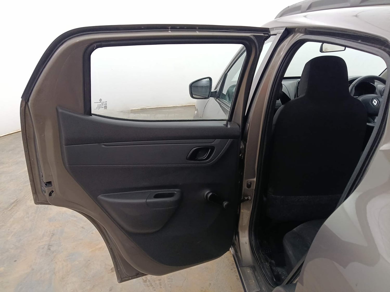 Used 2016 Renault Kwid RXT Petrol Manual interior LEFT REAR DOOR OPEN VIEW