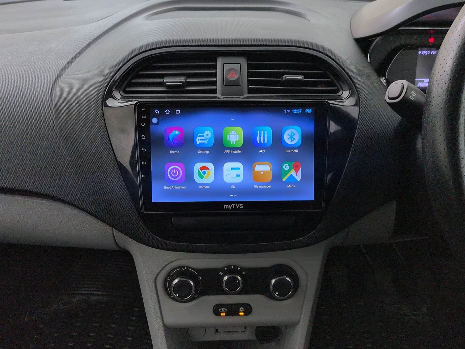 Used 2024 Tata Tiago XE Petrol Manual interior MUSIC SYSTEM & AC CONTROL VIEW