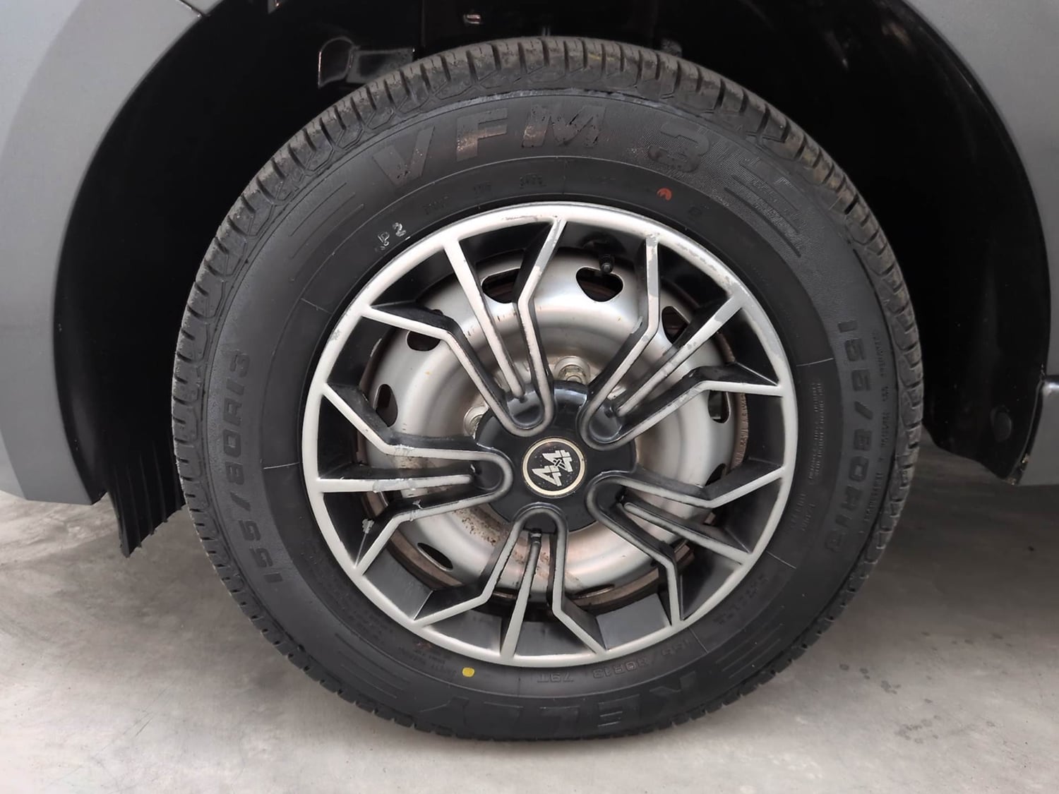 Used 2024 Tata Tiago XE Petrol Manual tyres LEFT FRONT TYRE RIM VIEW