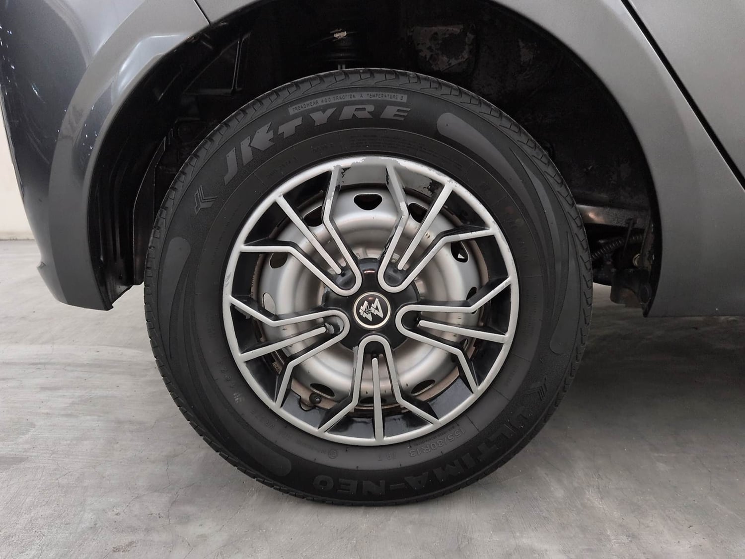 Used 2024 Tata Tiago XE Petrol Manual tyres RIGHT REAR TYRE RIM VIEW