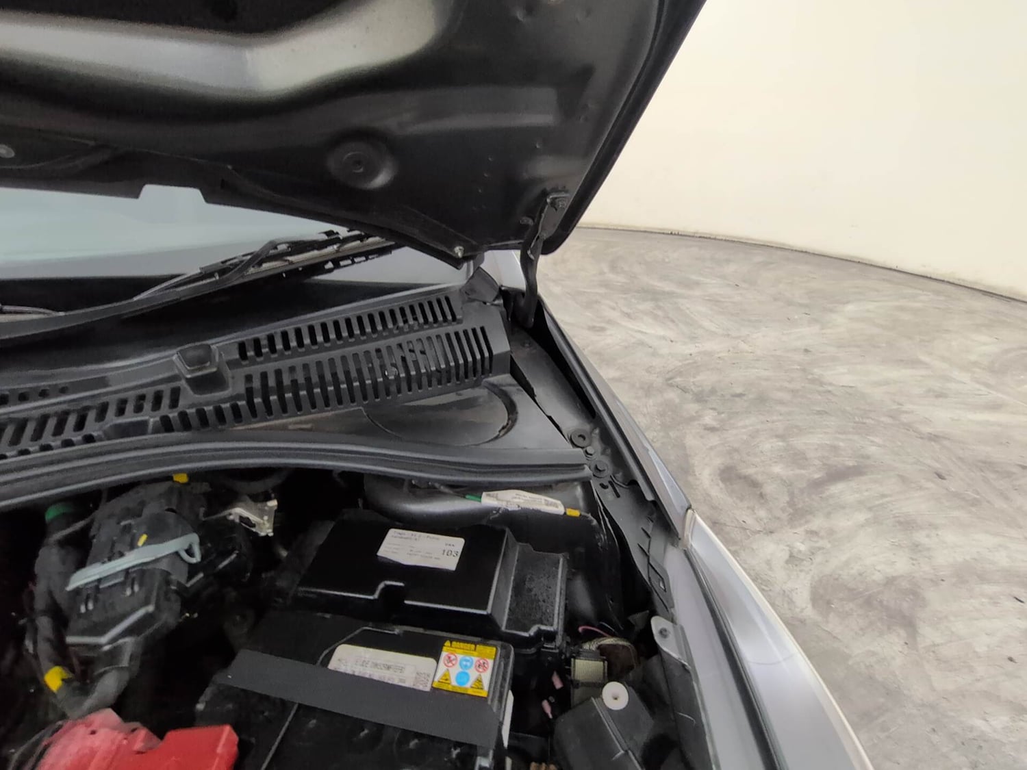 Used 2024 Tata Tiago XE Petrol Manual engine ENGINE LEFT SIDE HINGE & APRON VIEW
