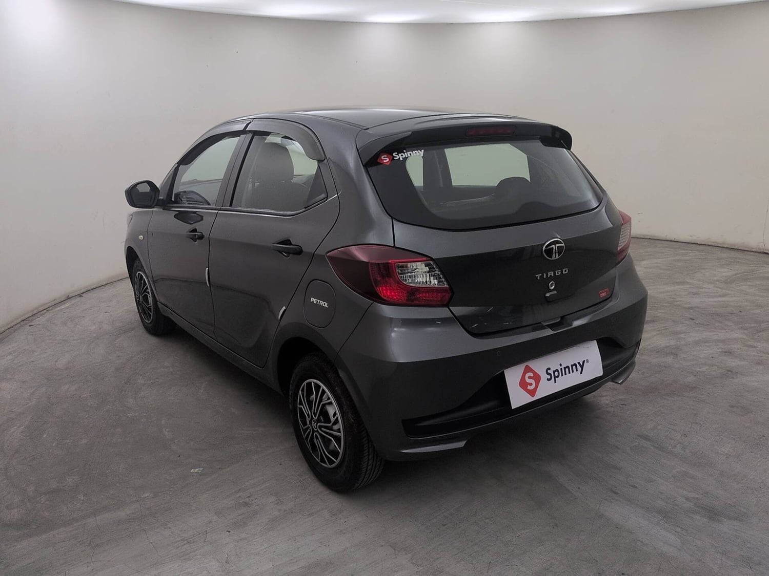 Used 2024 Tata Tiago XE Petrol Manual exterior LEFT REAR CORNER VIEW