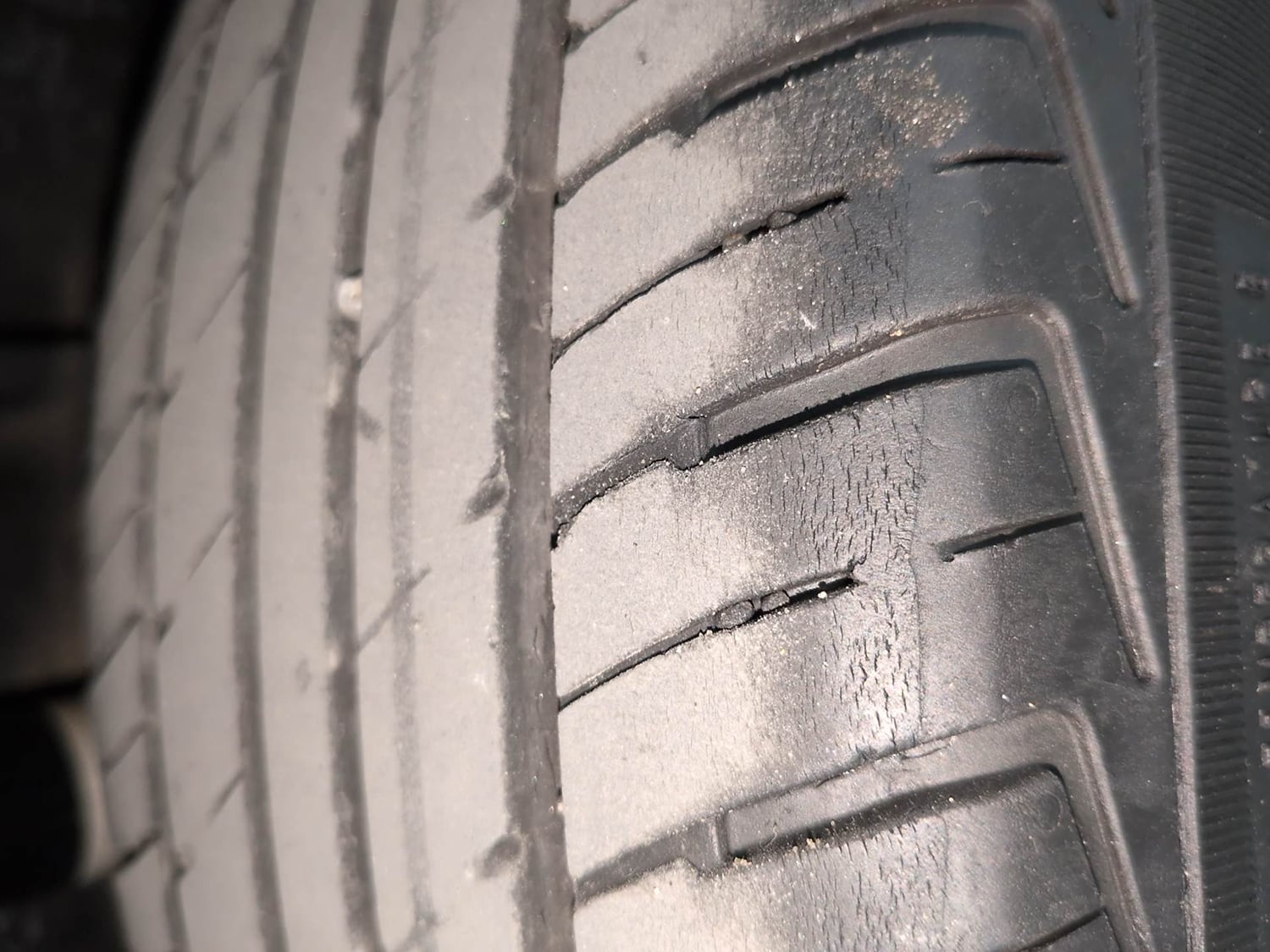 Used 2024 Tata Tiago XE Petrol Manual tyres RIGHT REAR TYRE TREAD VIEW