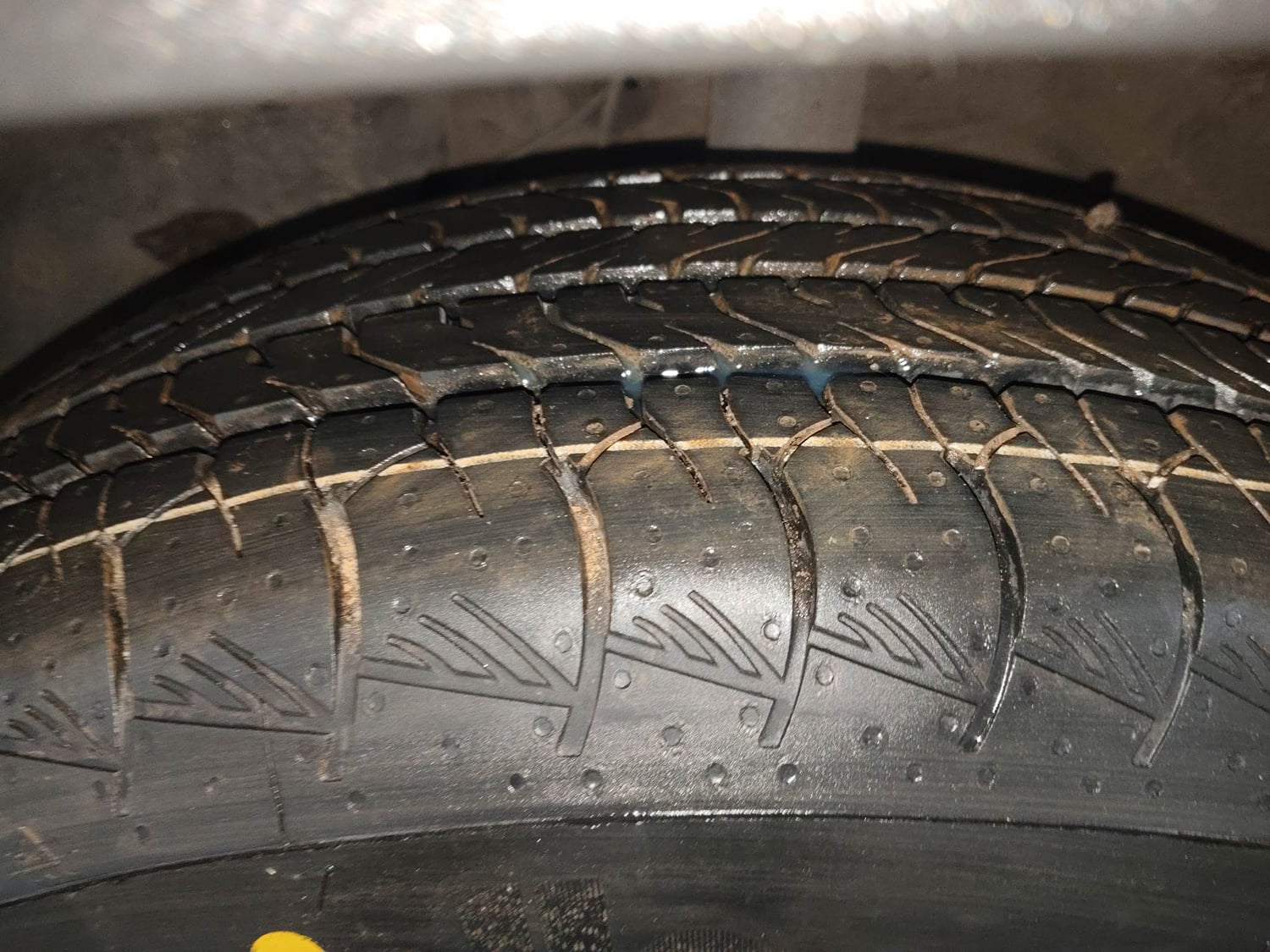 Used 2020 MG Motors Hector Sharp 1.5 DCT Petrol Petrol Automatic tyres LEFT FRONT TYRE TREAD VIEW