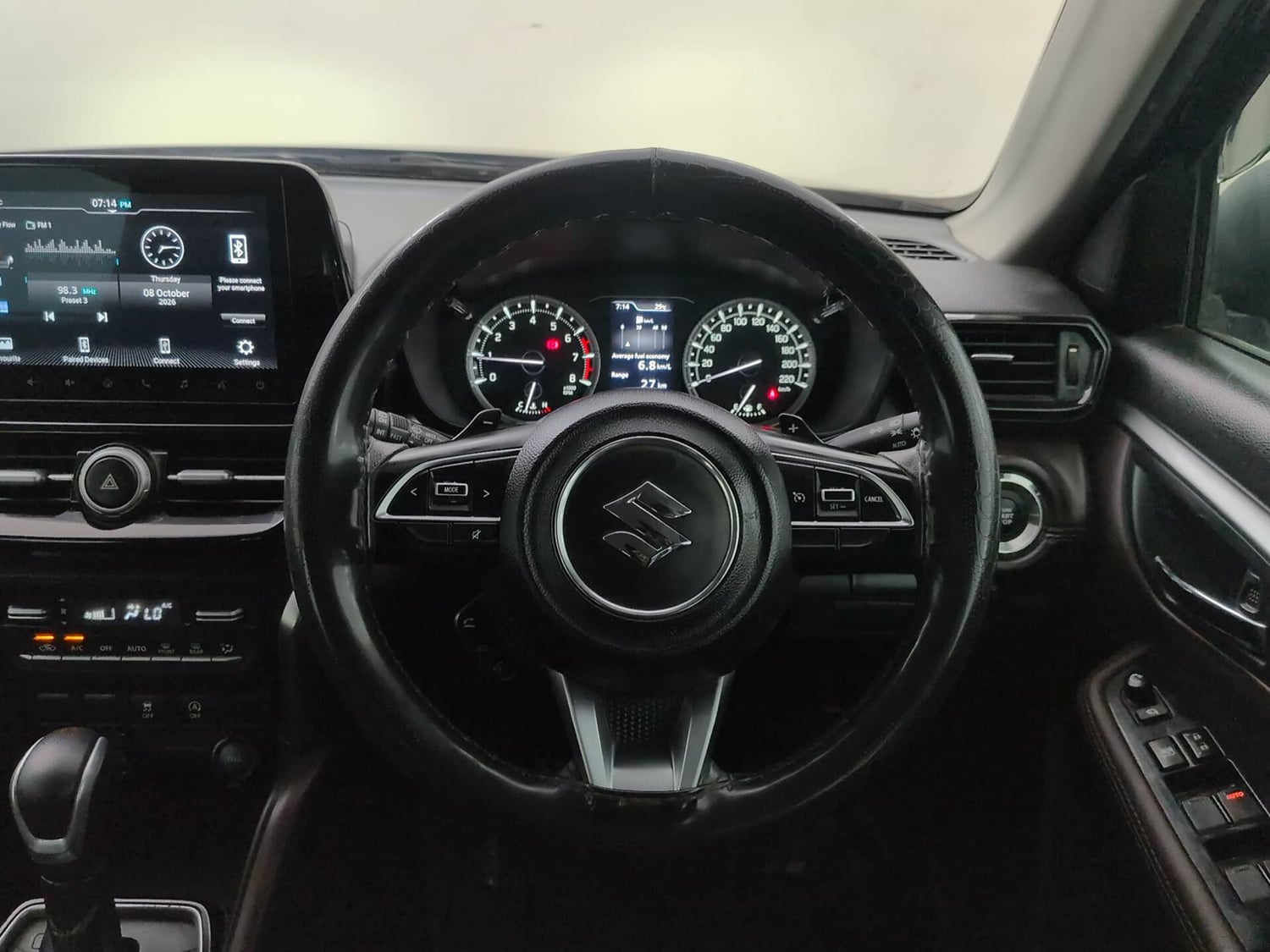 Used 2022 Maruti Suzuki Grand Vitara Zeta Smart Hybrid AT Petrol Automatic interior STEERING VIEW
