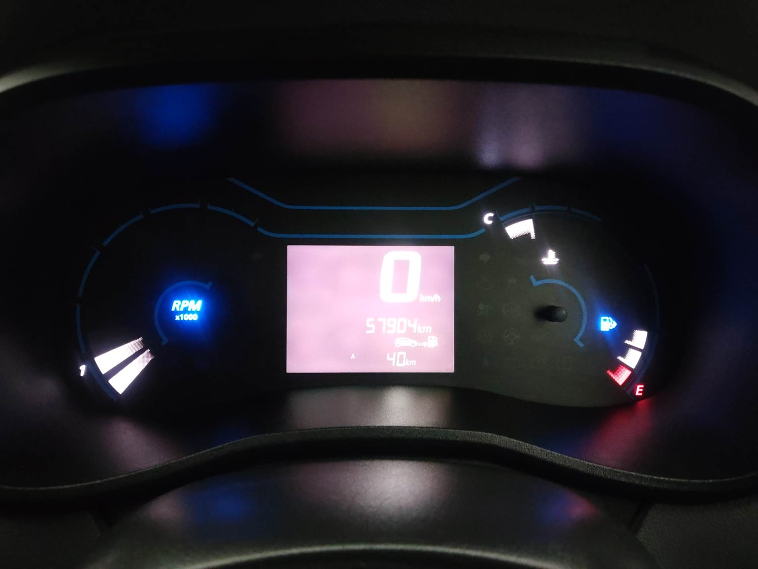 Used 2021 Renault Kwid RXT 1.0 Opt Petrol Manual interior CLUSTERMETER VIEW