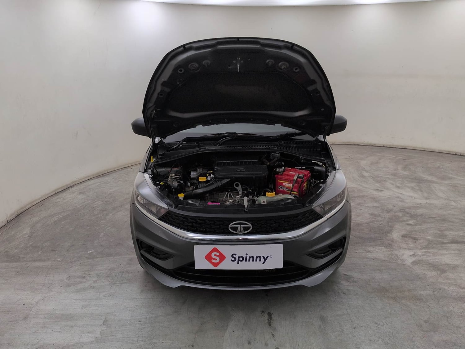 Used 2021 Tata Tiago XE Petrol Manual engine ENGINE & BONNET OPEN FRONT VIEW