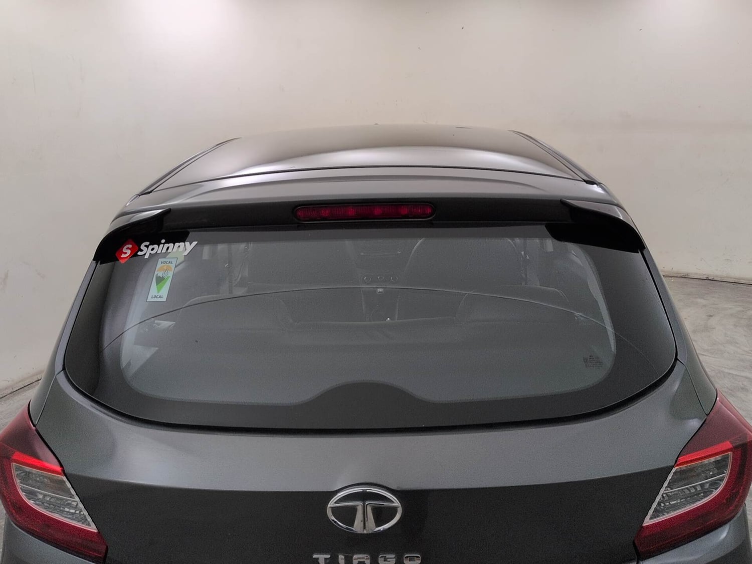 Used 2021 Tata Tiago XE Petrol Manual exterior BACK WINDSHIELD VIEW
