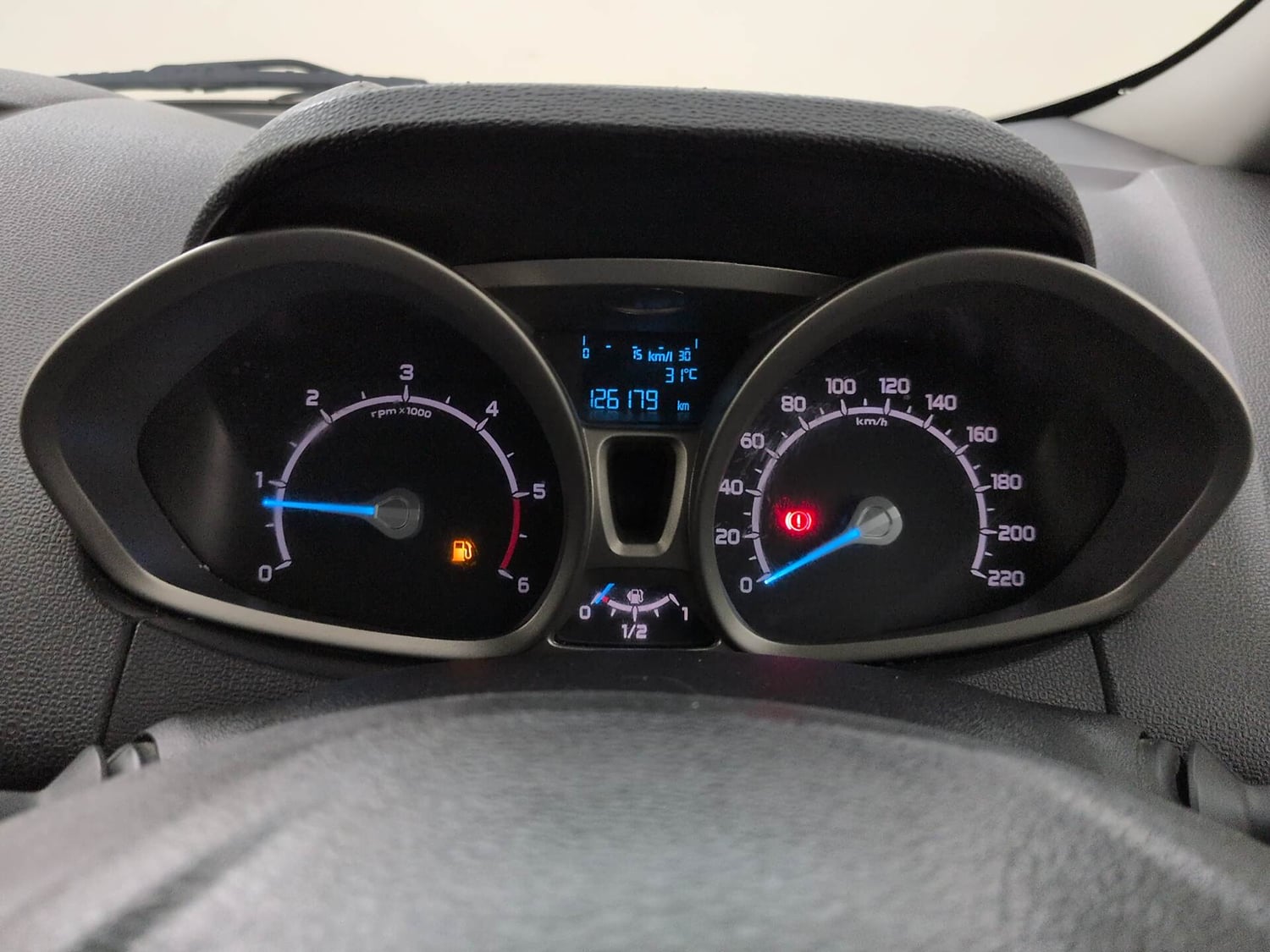 Used 2014 Ford EcoSport Titanium 1.5 TDCi Diesel Manual interior CLUSTERMETER VIEW