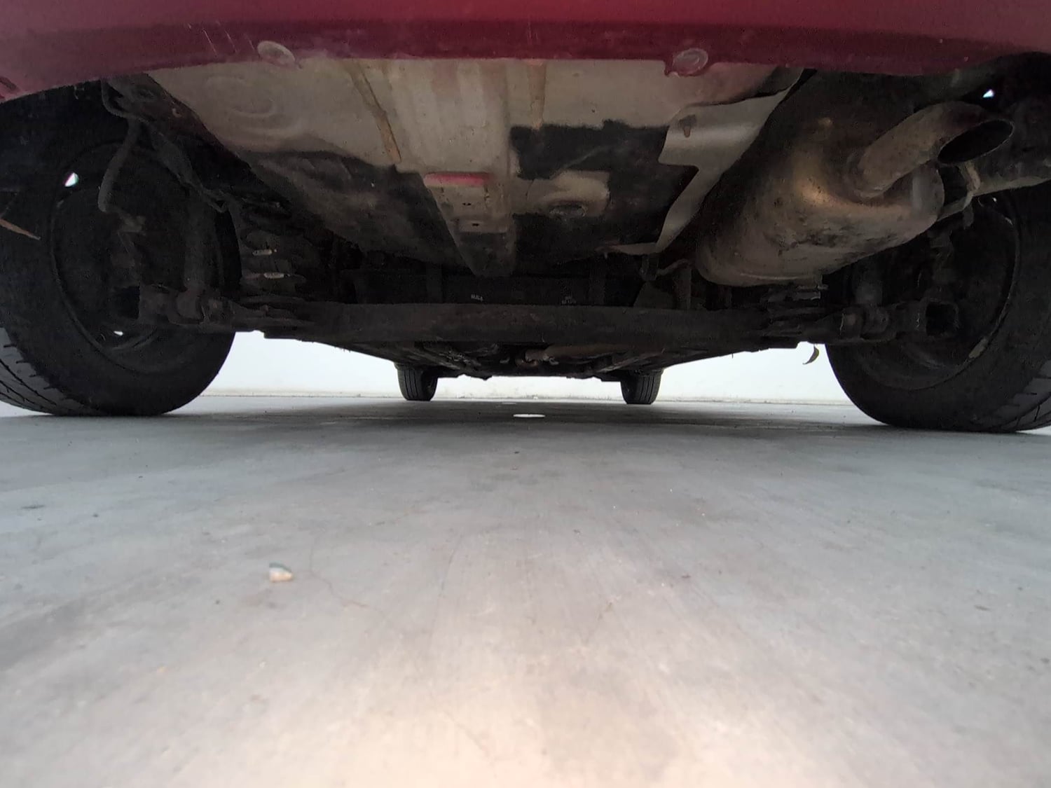 Used 2017 Hyundai Grand i10 Magna 1.2 Kappa VTVT Petrol Manual extra REAR UNDERBODY VIEW (TAKEN FROM REAR)