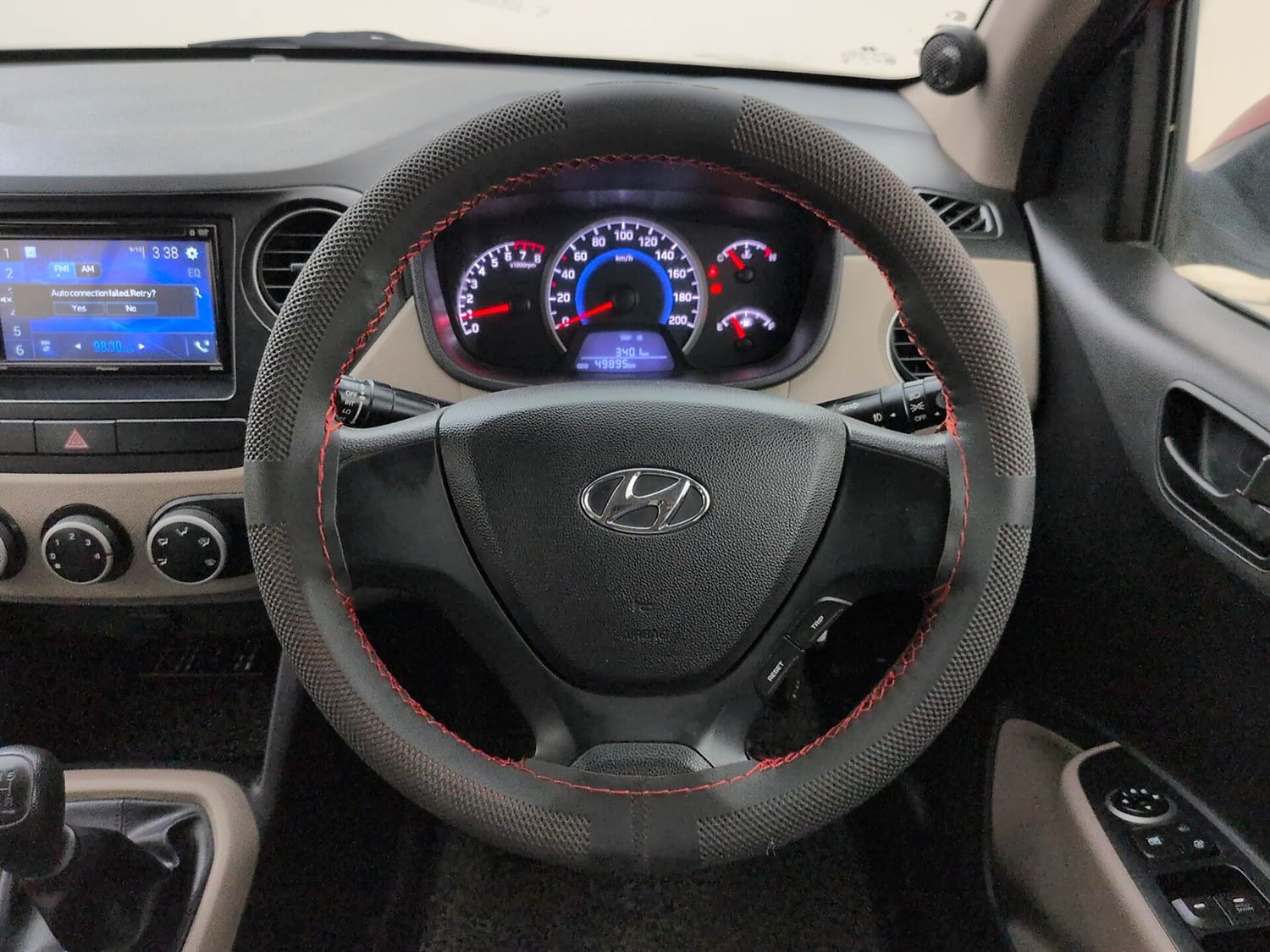 Used 2017 Hyundai Grand i10 Magna 1.2 Kappa VTVT Petrol Manual interior STEERING VIEW