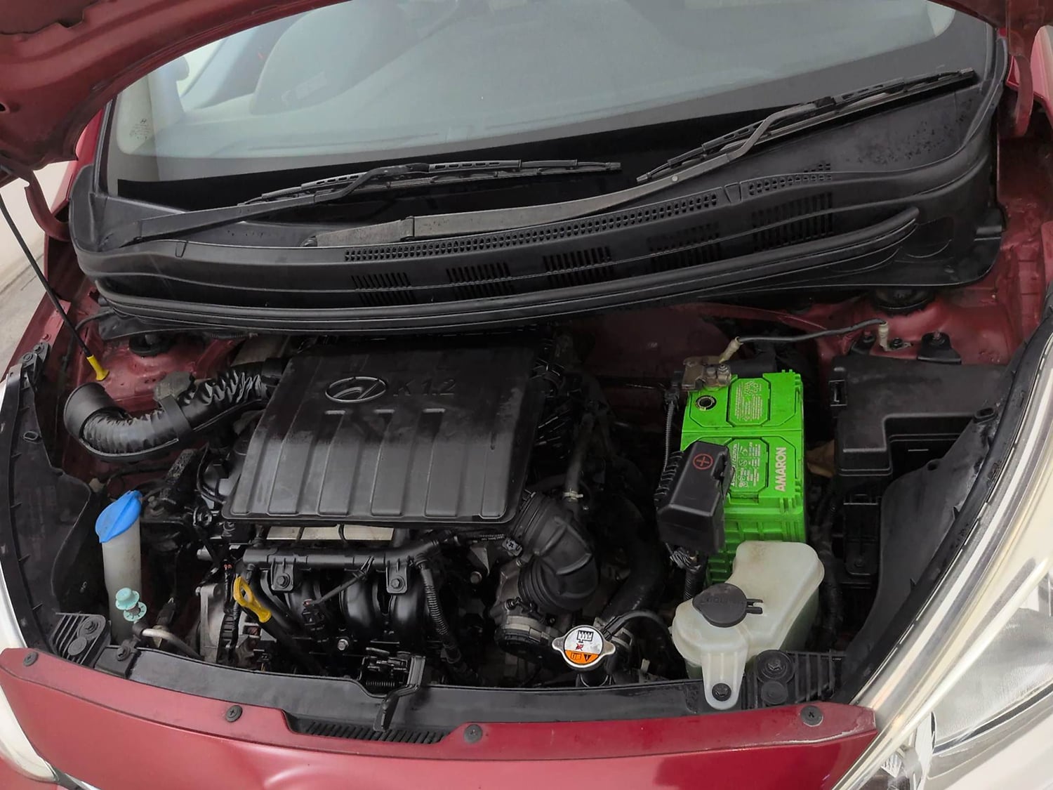Used 2017 Hyundai Grand i10 Magna 1.2 Kappa VTVT Petrol Manual engine ENGINE LEFT SIDE VIEW