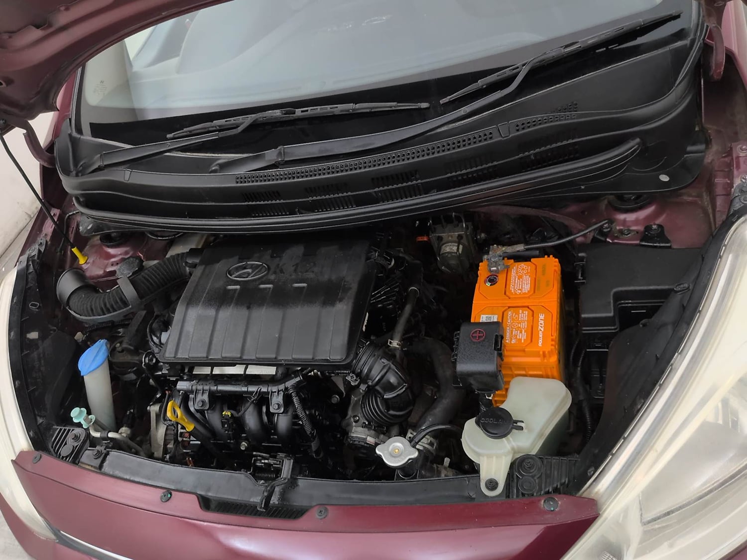 Used 2016 Hyundai Grand i10 Asta 1.2 Kappa VTVT Petrol Manual engine ENGINE LEFT SIDE VIEW