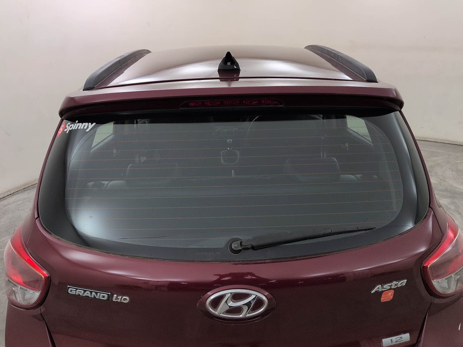 Used 2016 Hyundai Grand i10 Asta 1.2 Kappa VTVT Petrol Manual exterior BACK WINDSHIELD VIEW