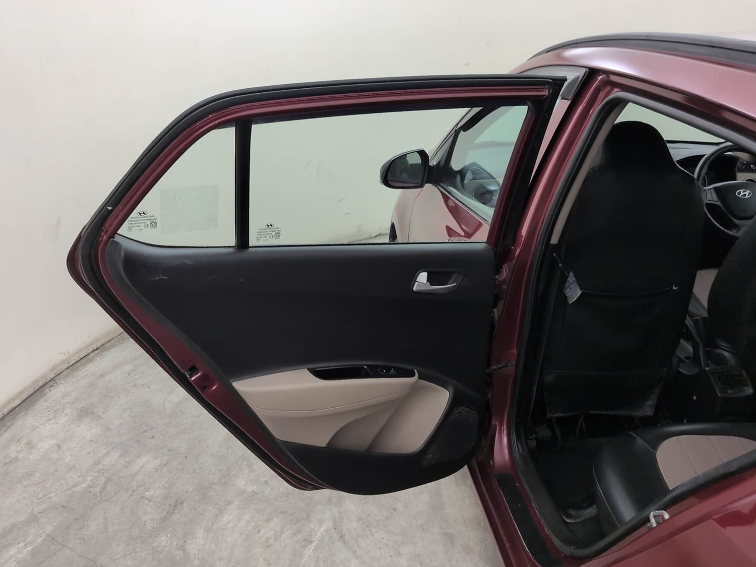 Used 2016 Hyundai Grand i10 Asta 1.2 Kappa VTVT Petrol Manual interior LEFT REAR DOOR OPEN VIEW