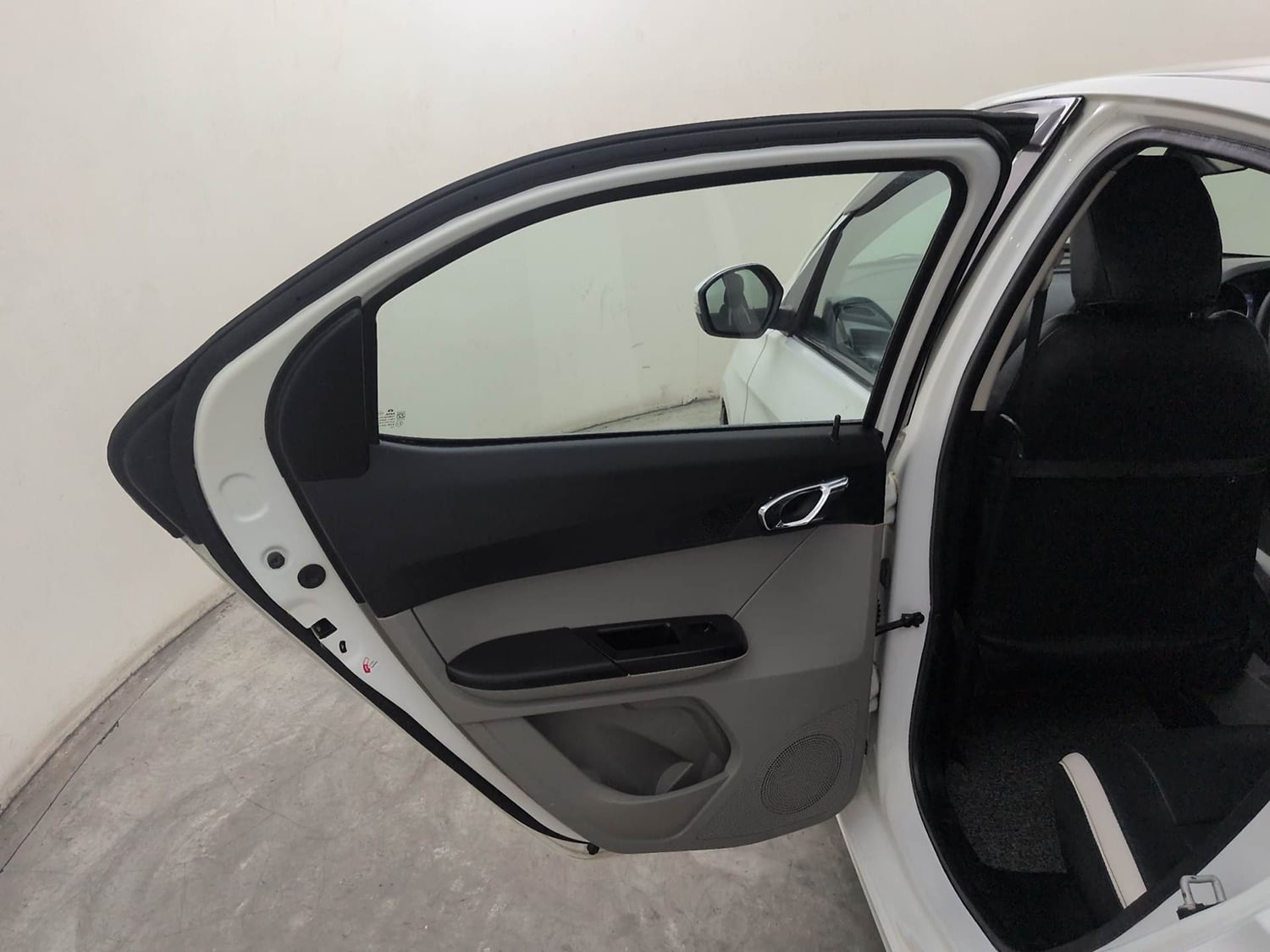 Used 2018 Tata Tiago Revotron XZ Petrol Manual interior LEFT REAR DOOR OPEN VIEW