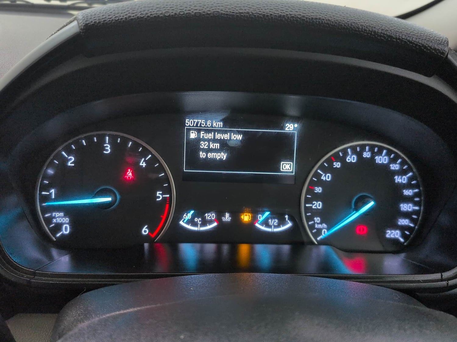 Used 2020 Ford EcoSport Titanium 1.5L TDCi Diesel Manual interior CLUSTERMETER VIEW