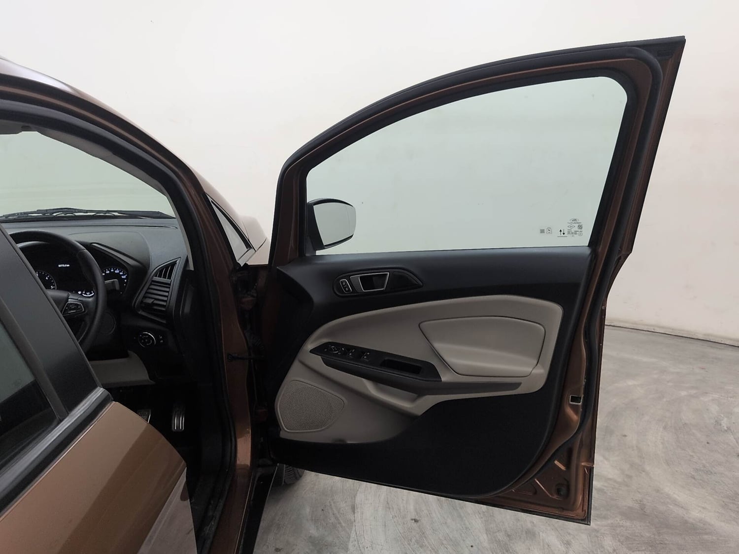 Used 2020 Ford EcoSport Titanium 1.5L TDCi Diesel Manual interior RIGHT FRONT DOOR OPEN VIEW