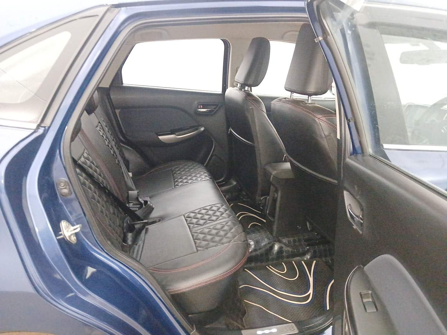 Used 2022 Maruti Suzuki Baleno Zeta Petrol Manual interior RIGHT SIDE REAR DOOR CABIN VIEW