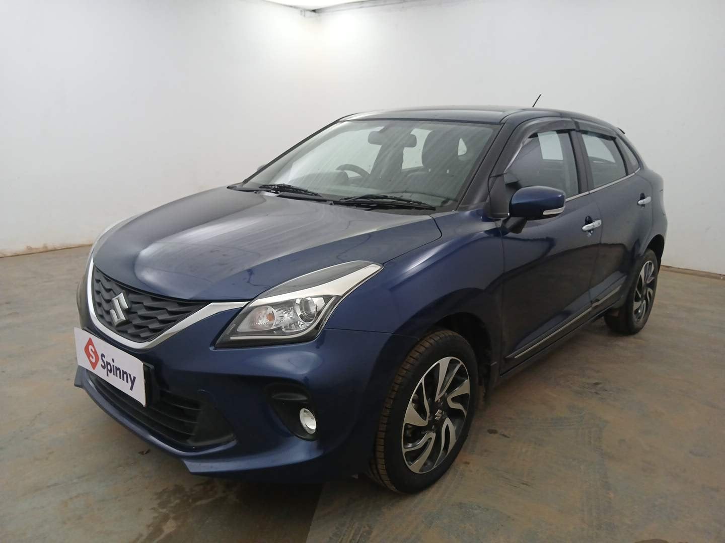 Used 2022 Maruti Suzuki Baleno Zeta Petrol Manual exterior LEFT FRONT CORNER VIEW