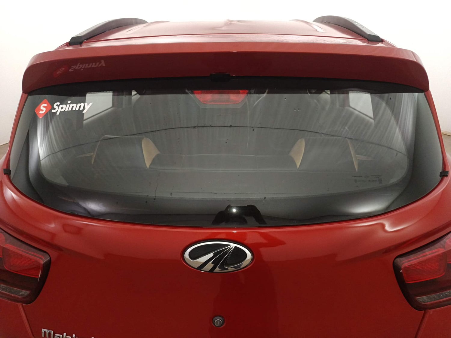 Used 2017 Mahindra KUV100 K2 6 STR Petrol Manual exterior BACK WINDSHIELD VIEW