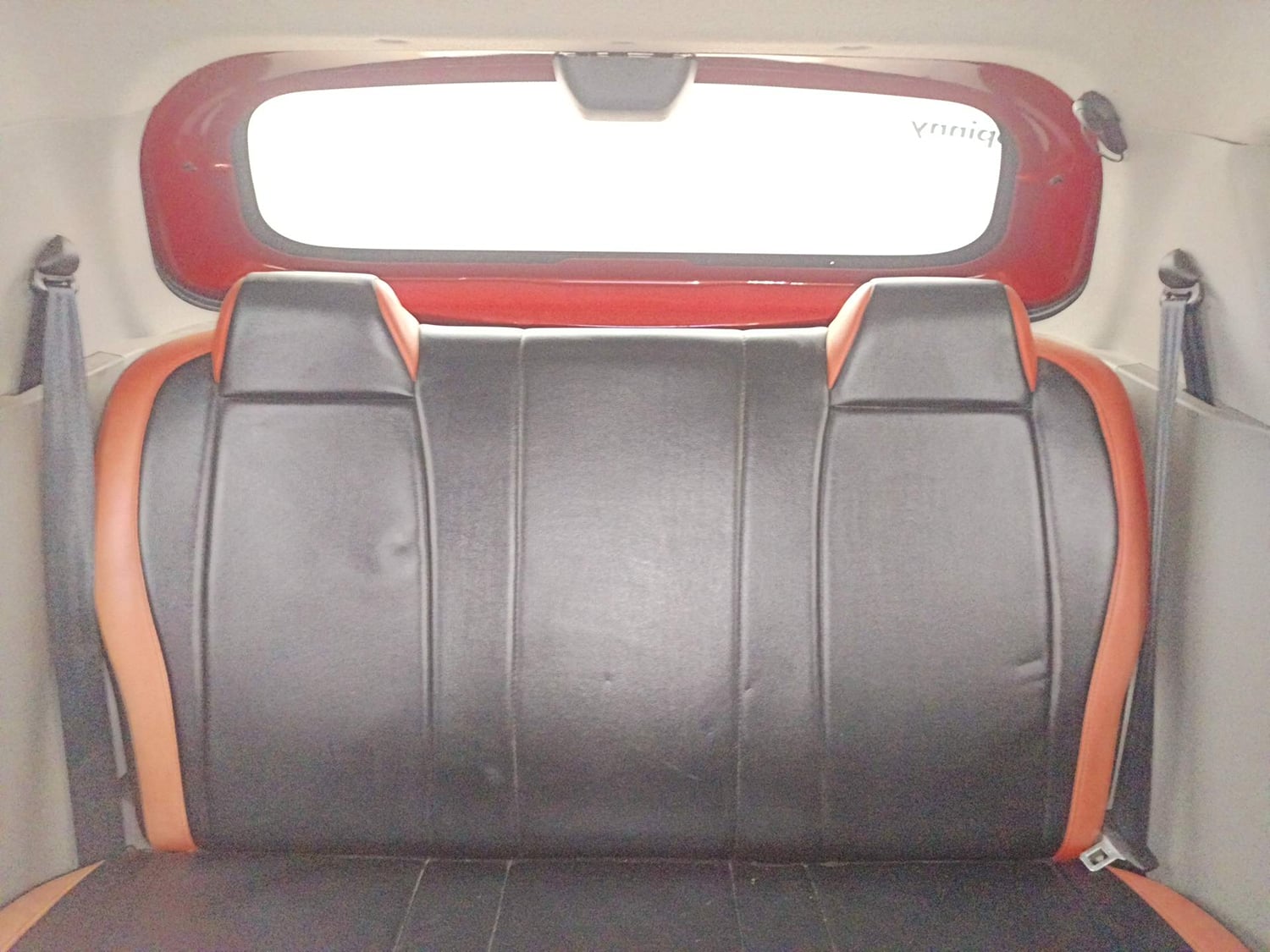 Used 2017 Mahindra KUV100 K2 6 STR Petrol Manual interior REAR SEAT CONDITION VIEW