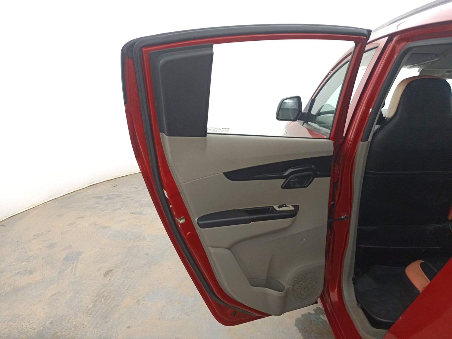 Used 2017 Mahindra KUV100 K2 6 STR Petrol Manual interior LEFT REAR DOOR OPEN VIEW