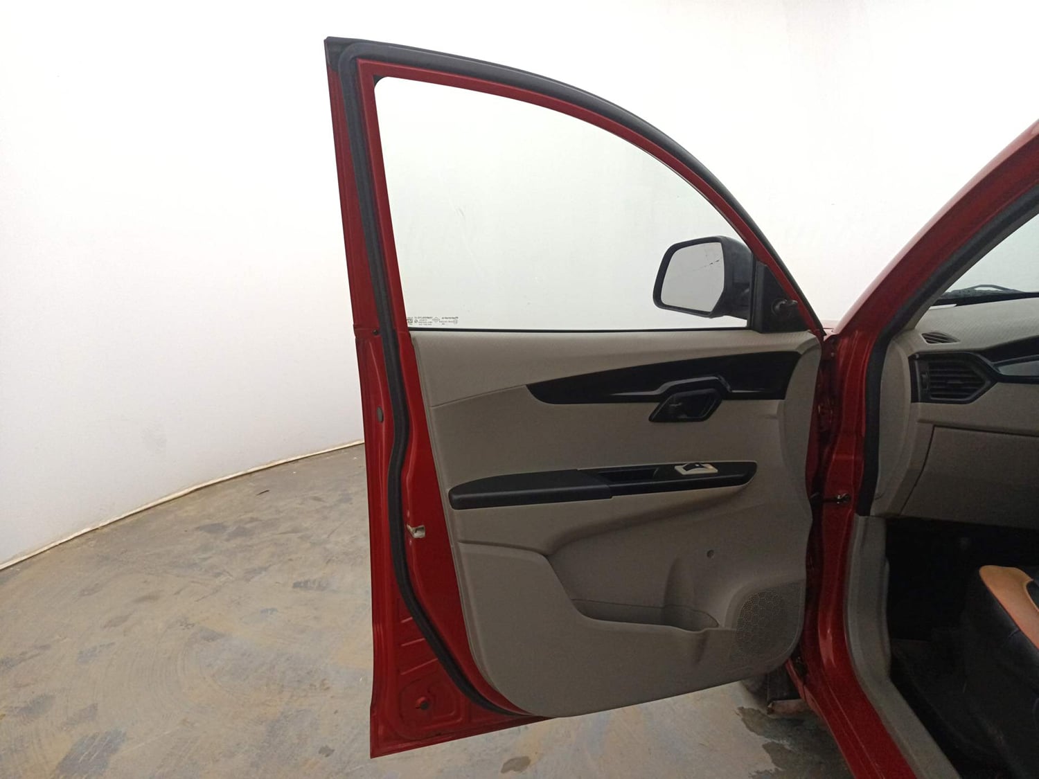 Used 2017 Mahindra KUV100 K2 6 STR Petrol Manual interior LEFT FRONT DOOR OPEN VIEW