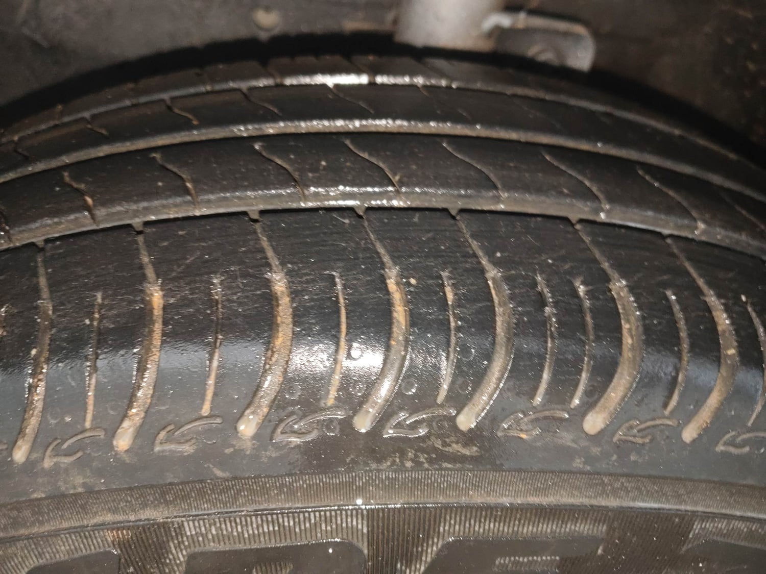 Used 2018 Maruti Suzuki Celerio ZXi AMT Petrol Automatic tyres LEFT FRONT TYRE TREAD VIEW