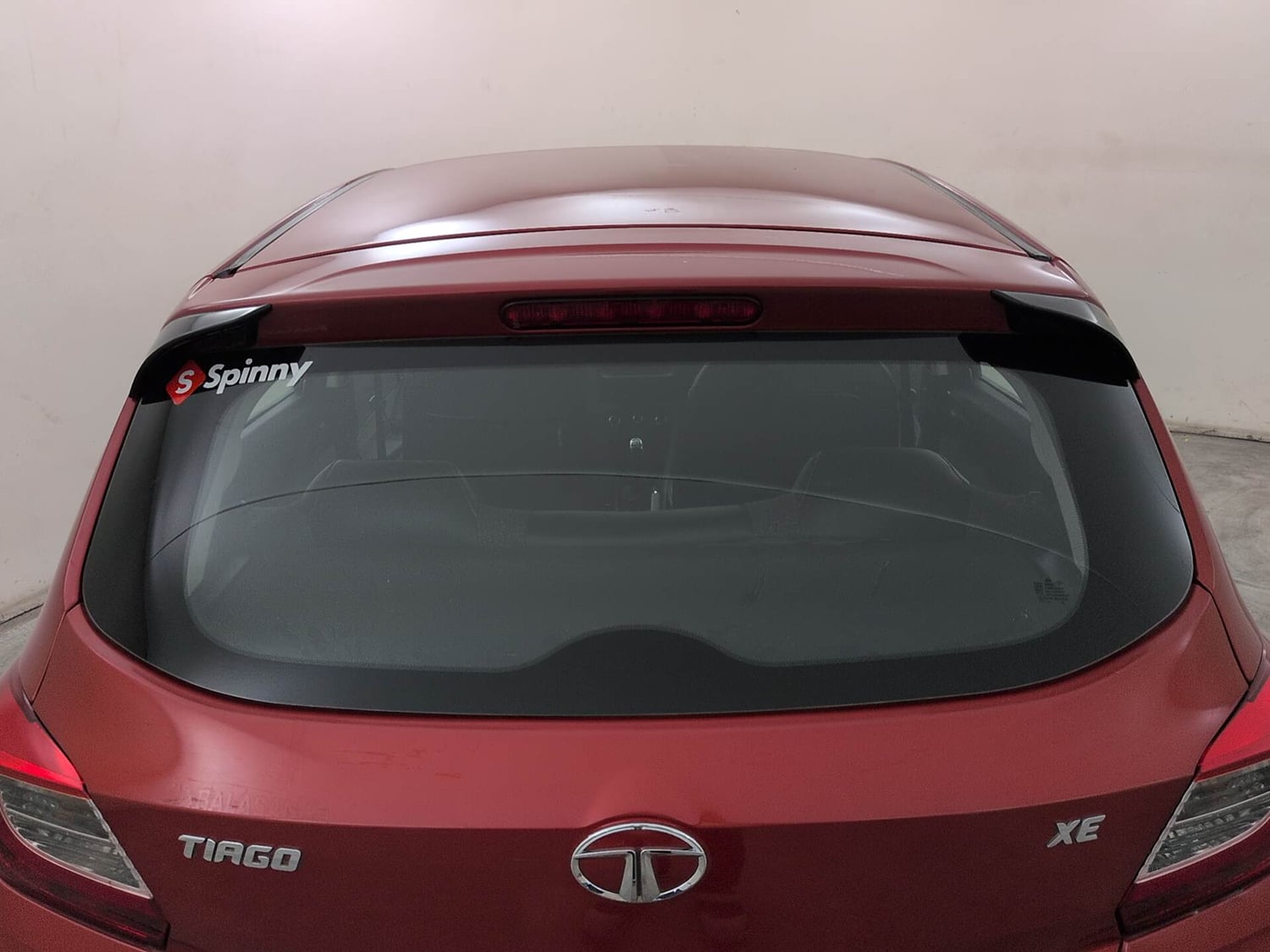 Used 2017 Tata Tiago Revotron XE Petrol Manual exterior BACK WINDSHIELD VIEW