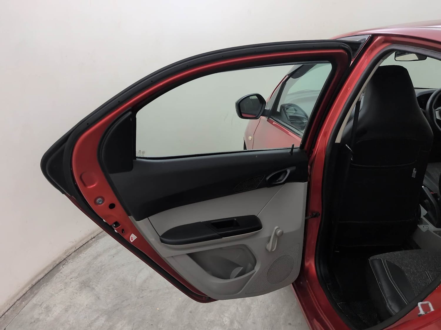 Used 2017 Tata Tiago Revotron XE Petrol Manual interior LEFT REAR DOOR OPEN VIEW