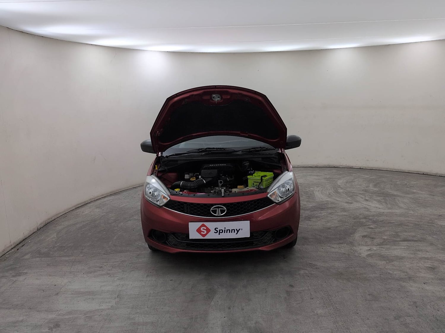 Used 2017 Tata Tiago Revotron XE Petrol Manual engine ENGINE & BONNET OPEN FRONT VIEW