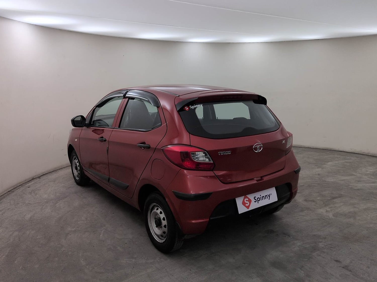 Used 2017 Tata Tiago Revotron XE Petrol Manual exterior LEFT REAR CORNER VIEW