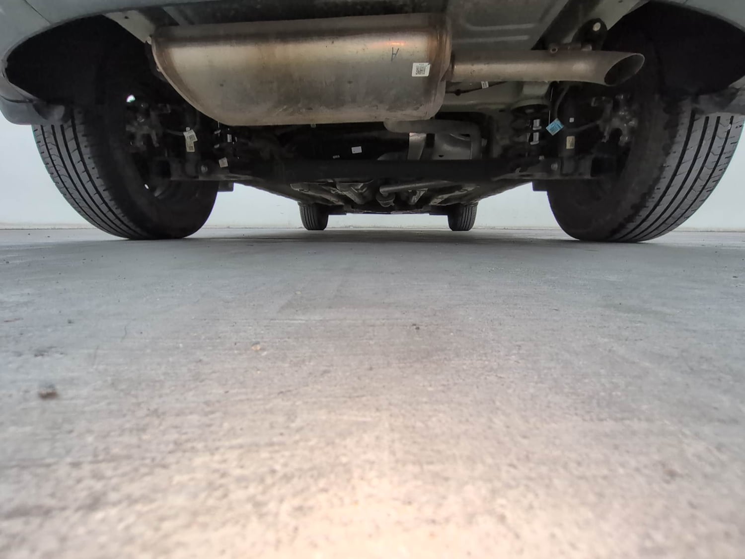 Used 2025 Hyundai Creta 1.5 MPi Petrol MT EX Petrol Manual extra REAR UNDERBODY VIEW (TAKEN FROM REAR)