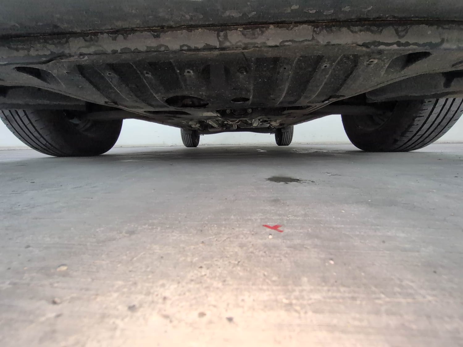 Used 2025 Hyundai Creta 1.5 MPi Petrol MT EX Petrol Manual extra FRONT LEFT UNDERBODY VIEW
