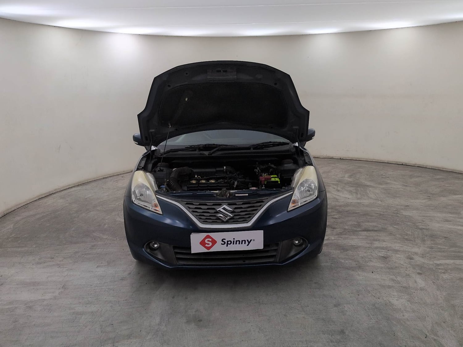 Used 2016 Maruti Suzuki Baleno Zeta 1.2 Petrol Manual engine ENGINE & BONNET OPEN FRONT VIEW